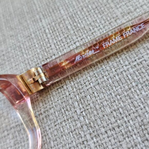 Marchon Men Glasses/Eyeglasses Frame READER Smoke Brown Frame France - Picture 11 of 12